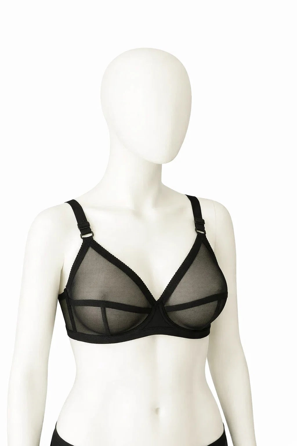 Sheer Transparent Net Bra