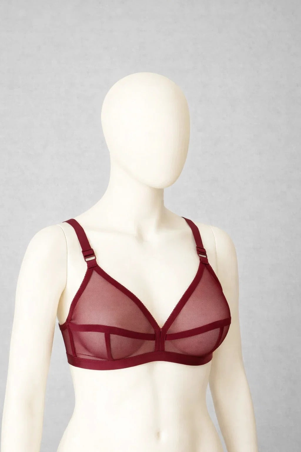Sheer Transparent Net Bra