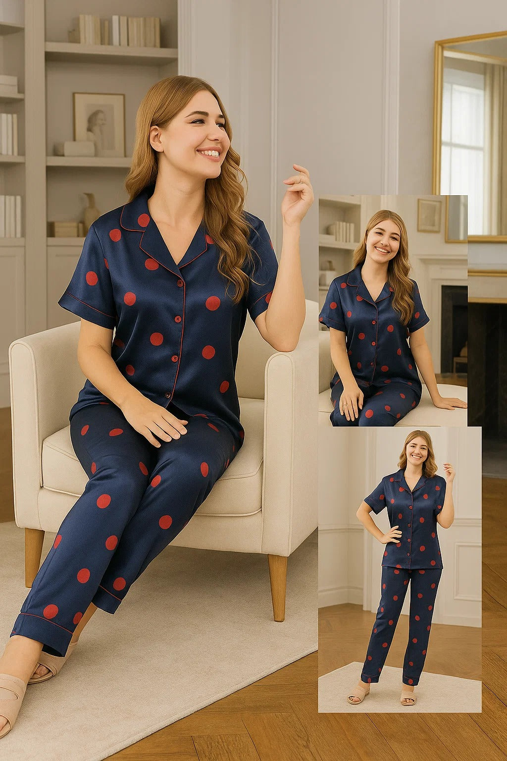 Printed Night Suit – Soft, Breathable & Stylish Sleepwear Set