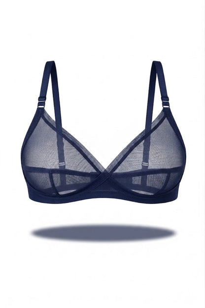 Sheer Transparent Net Bra