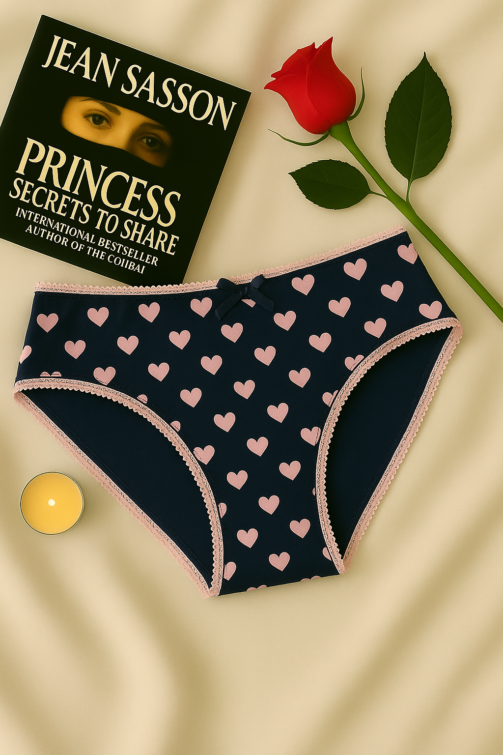 Heart Print Panty