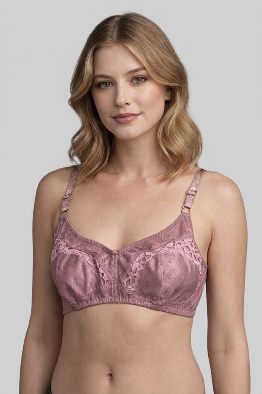 Blush Whisper Bra (chikankari details)
