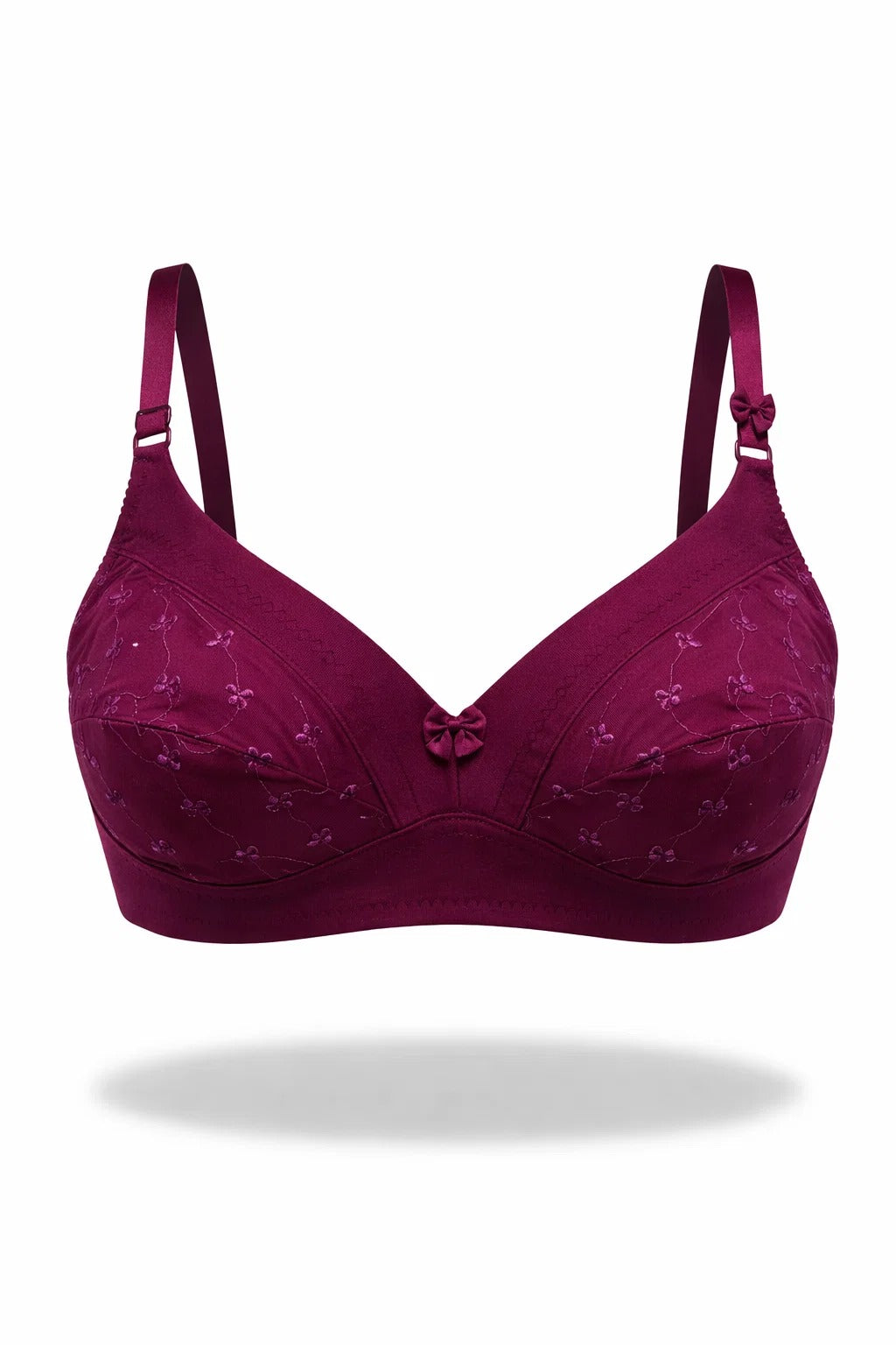 Cotton Embroidered Bra