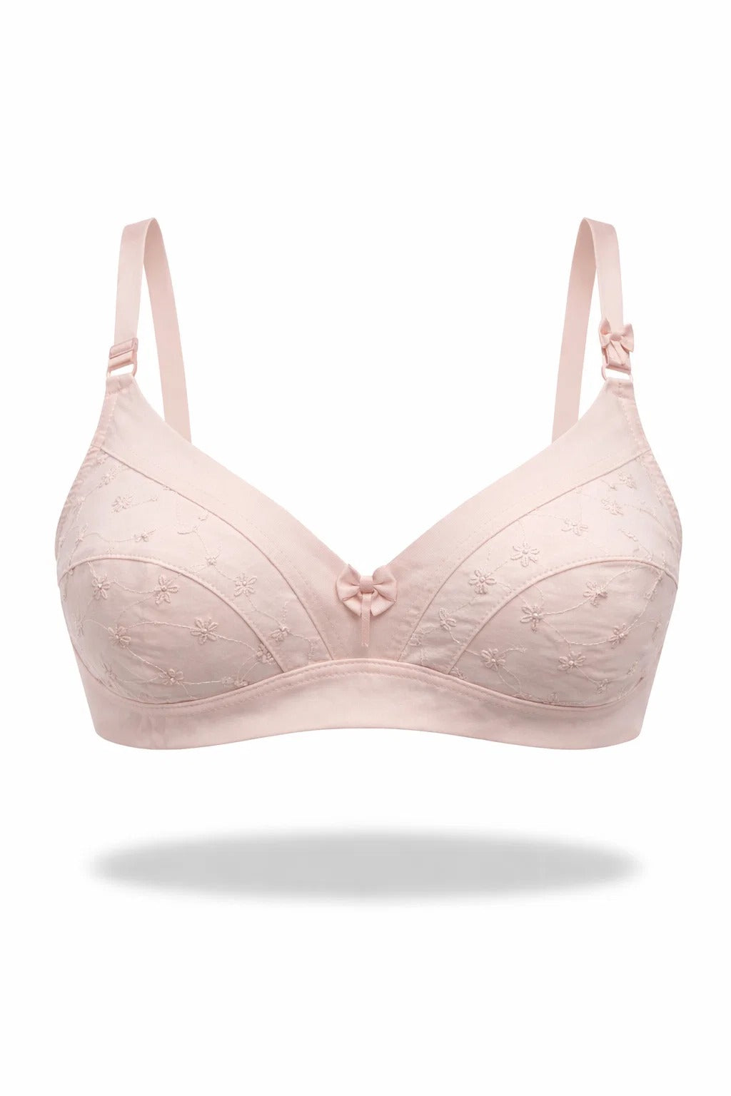 Cotton Embroidered Bra