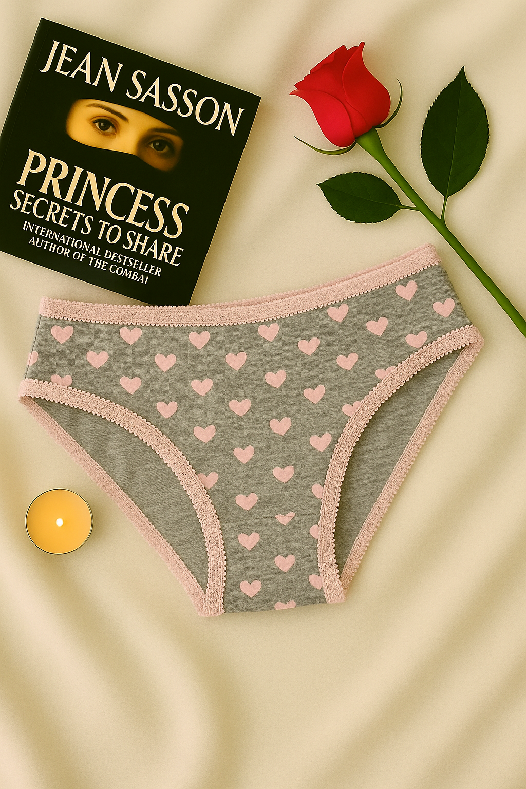 Heart Print Panty