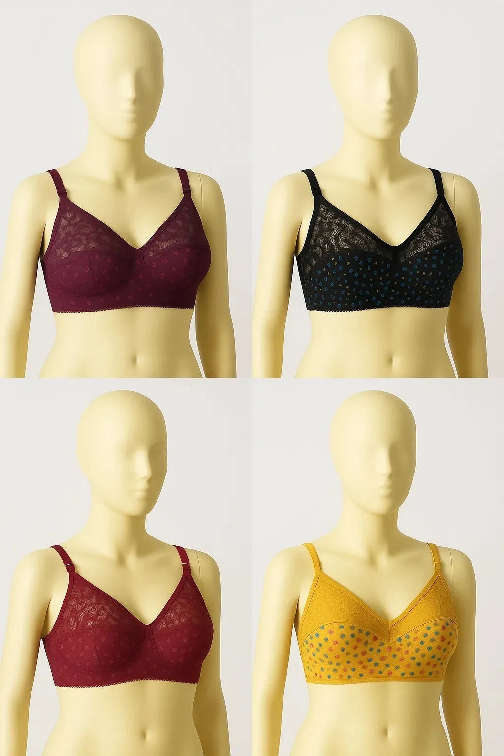 Half Net Bra