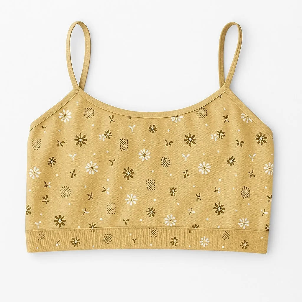 Floral Print Teens Bra