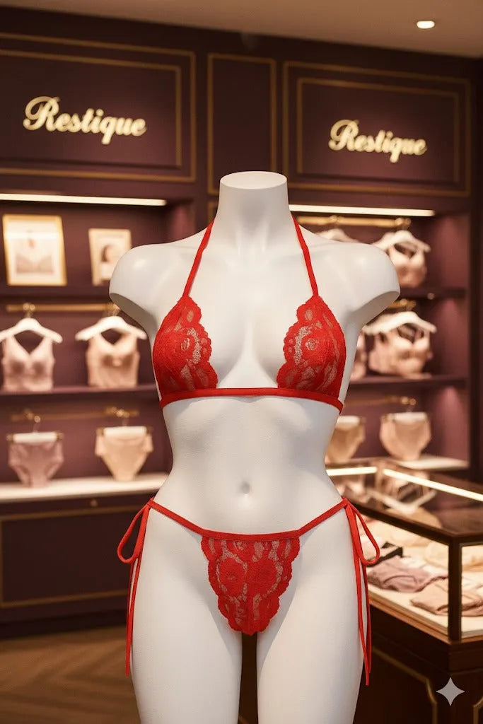 Sheer Lace 2-Piece Set