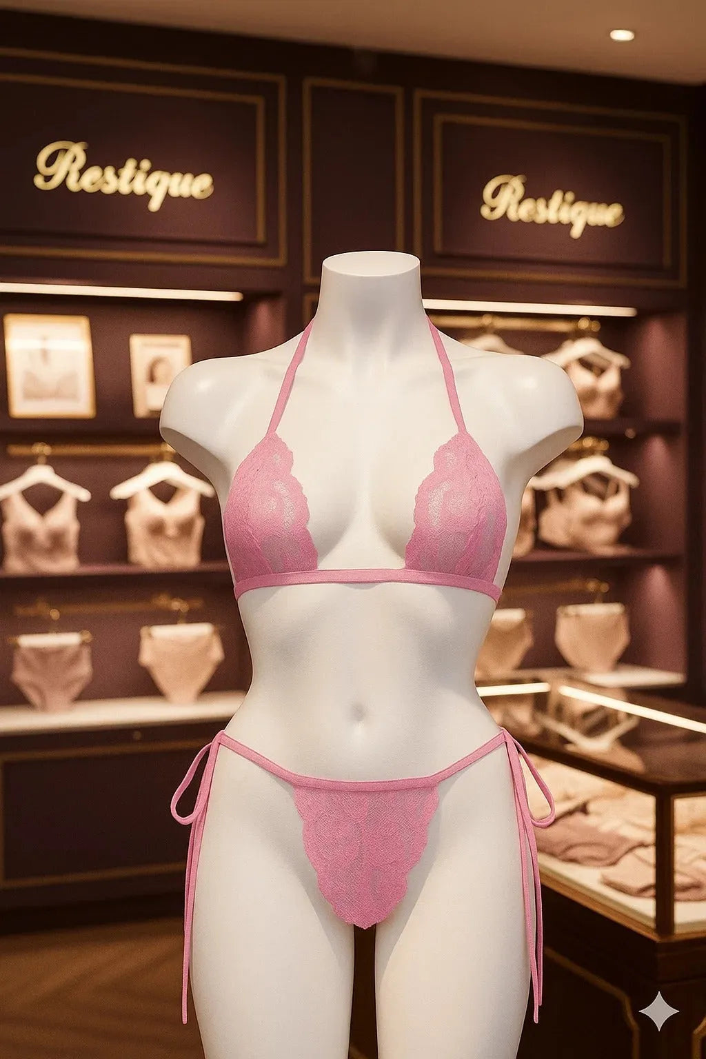 Sheer Lace 2-Piece Set