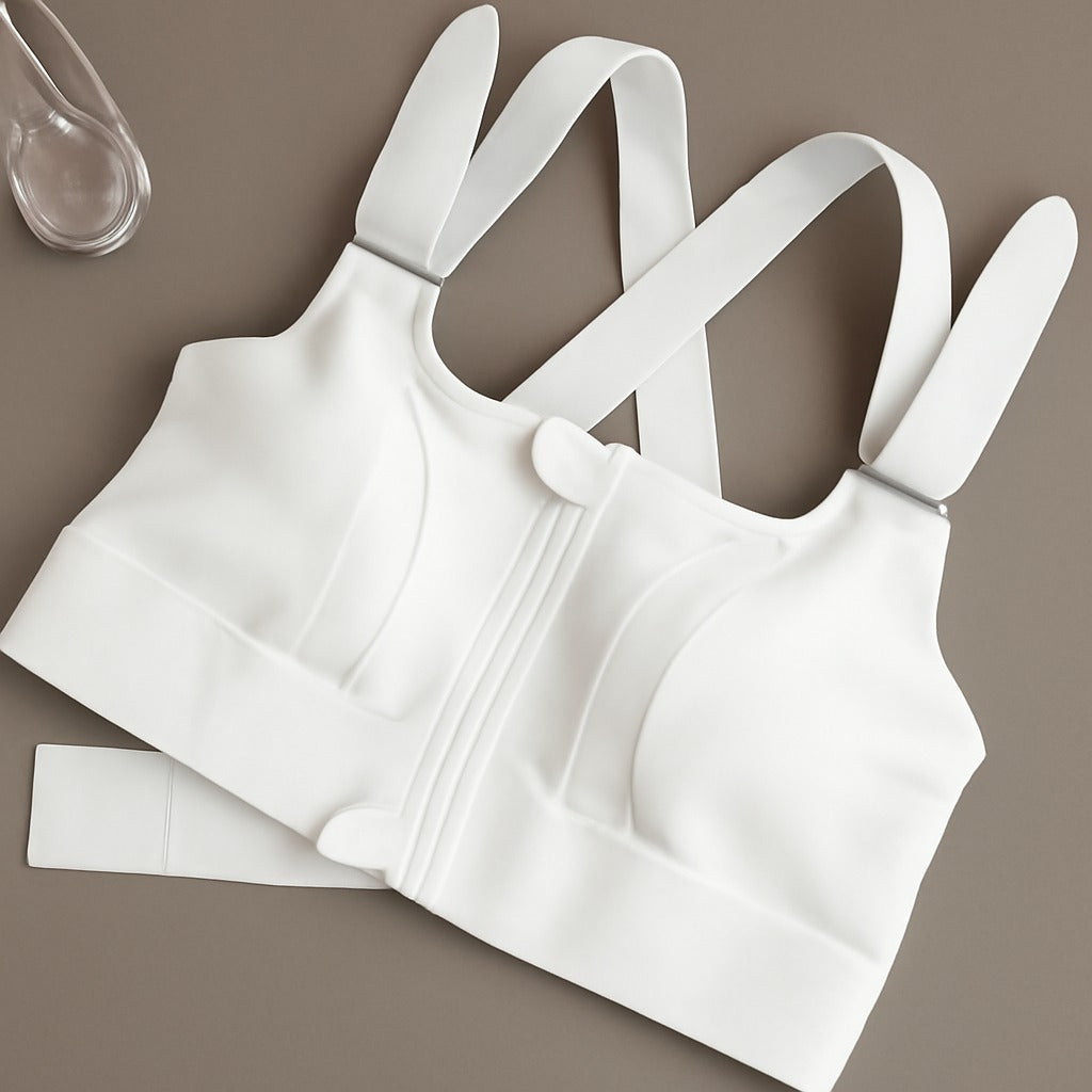 sport zipper bra