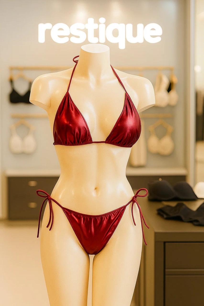 Silk Bikini Set