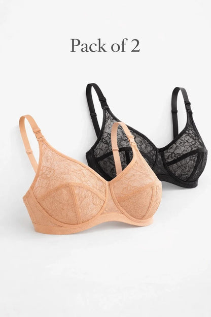 Sheer Transparent Net Bra