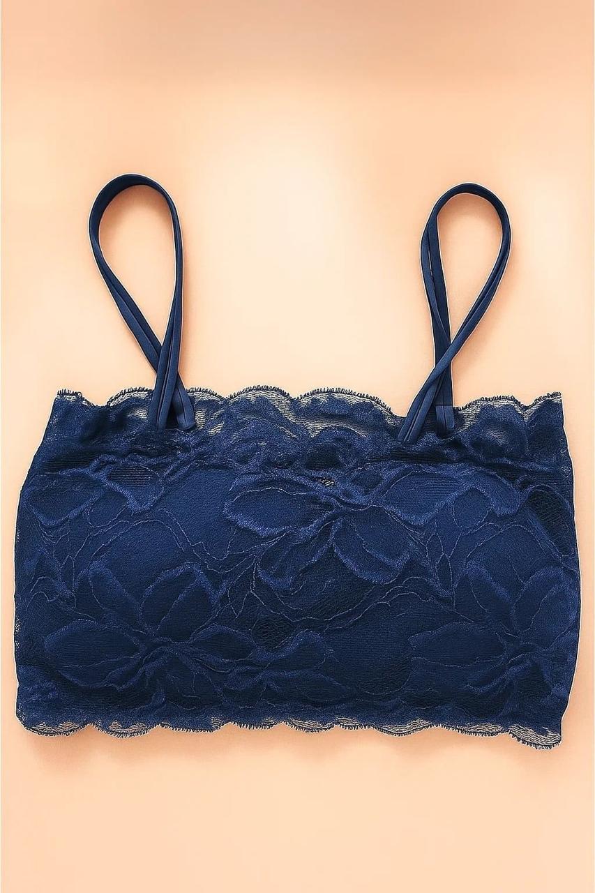 HOOKLESS NET PADDED BRA