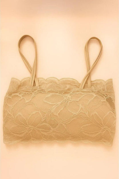 Hookless Net Padded Bra
