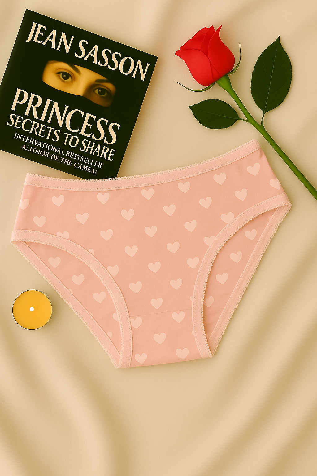 Heart Print Panty