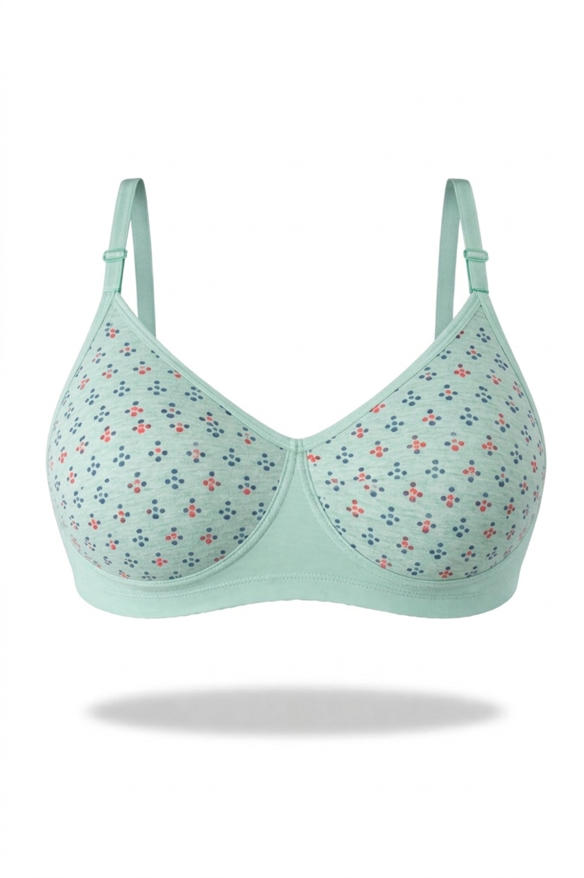 Printed Jersey Bra
