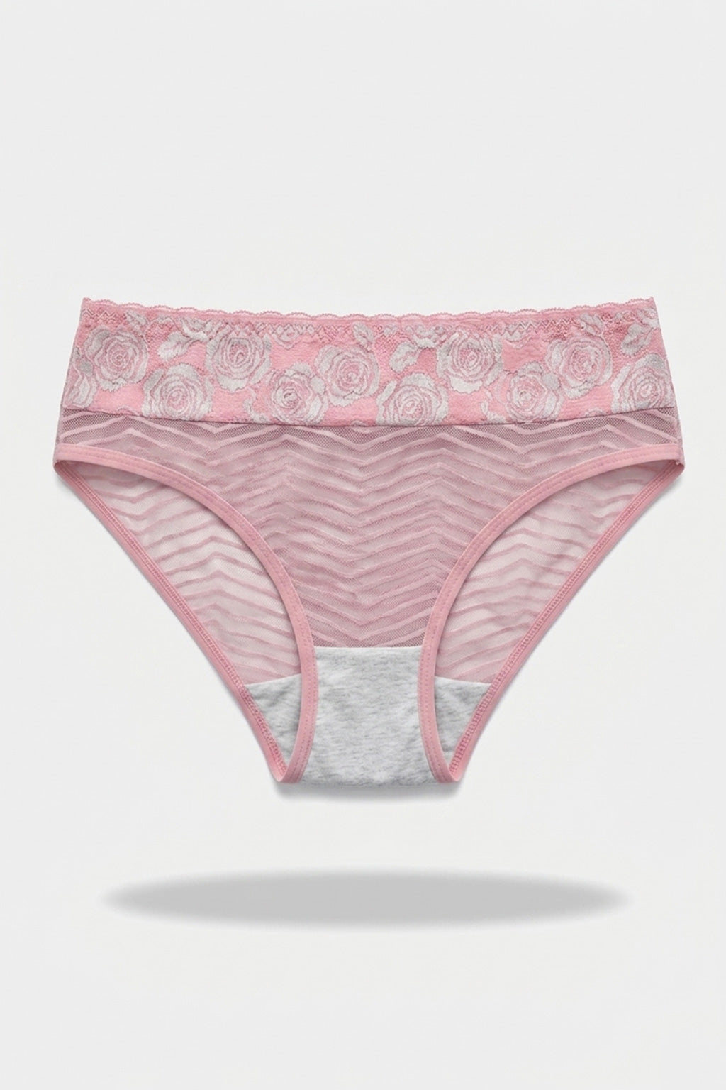 Pink Lace see through Bra – Soft Pink