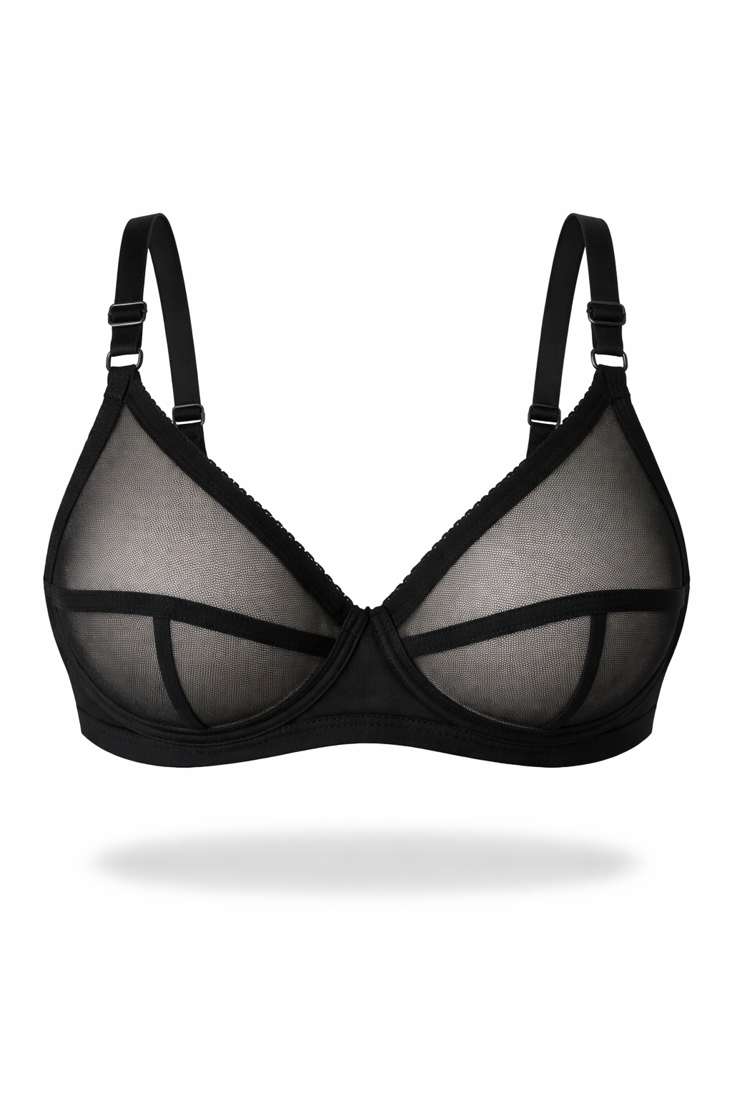 Sheer Transparent Net Bra