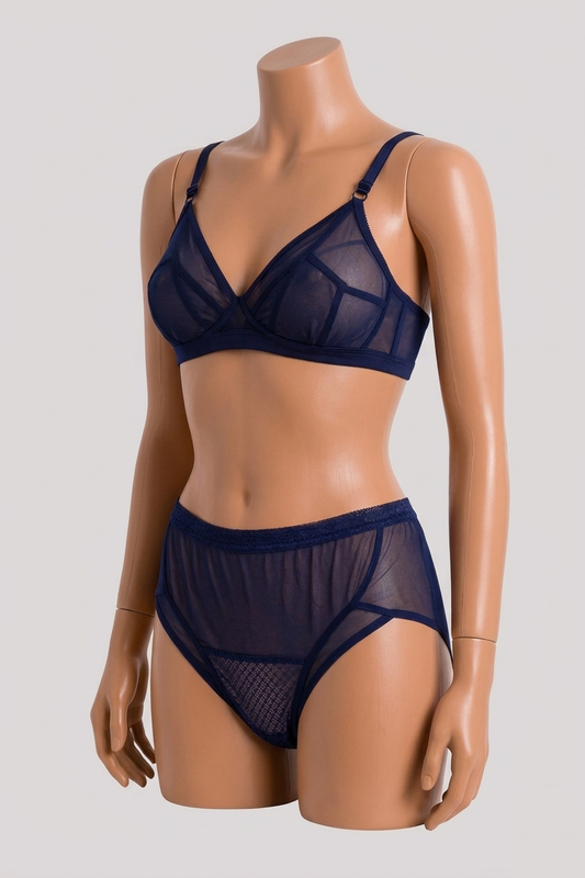 Sheer Transparent Net Bra